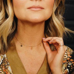 NEW Sterling Silver Star necklace